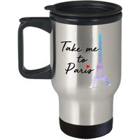 Take Me To Paris Reisebecher - Lustiger Isolierter Becher Neuheit Geburtstag Weihnachten Gag Geschenke Idee Take Me To Paris Reisebecher - Lustiger Isolierter Becher Neuheit Geburtstag Weihnachten Gag Geschenke Idee von SarcasticCoffeeMugs