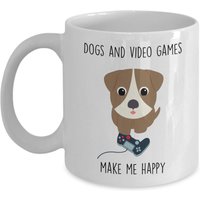 Videospiel-Liebhaber-Becher - Hundeliebhaber-Becher, Gamer-Geschenke Lustiger Tee-Heißer Kakao-Kaffeetasse Geburtstags-Weihnachts-Gag-Geschenke-Idee von SarcasticCoffeeMugs