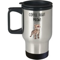 Winkende Katze Reisebecher - Kaffee Right Meow Lustiger Tee Heißer Kakao Isolierbecher Tasse Neuheit Geburtstag Weihnachten Gag Geschenke Idee Winkende Katze Reisebecher - Kaffee Right Meow Lustiger Tee Heißer Kakao Isolierbecher Tasse Neuheit Geburtstag Weihnachten Gag Geschenke Idee von SarcasticCoffeeMugs