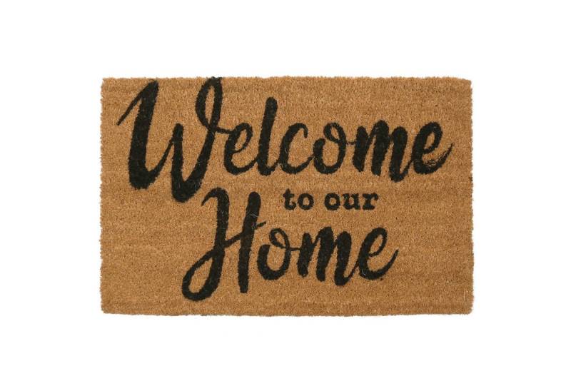 Sarcia.eu Fußmatte Kokosnuss-Fußmatte, PVC-Hausfußmatte mit Aufschrift 40x60 cm von Sarcia.eu