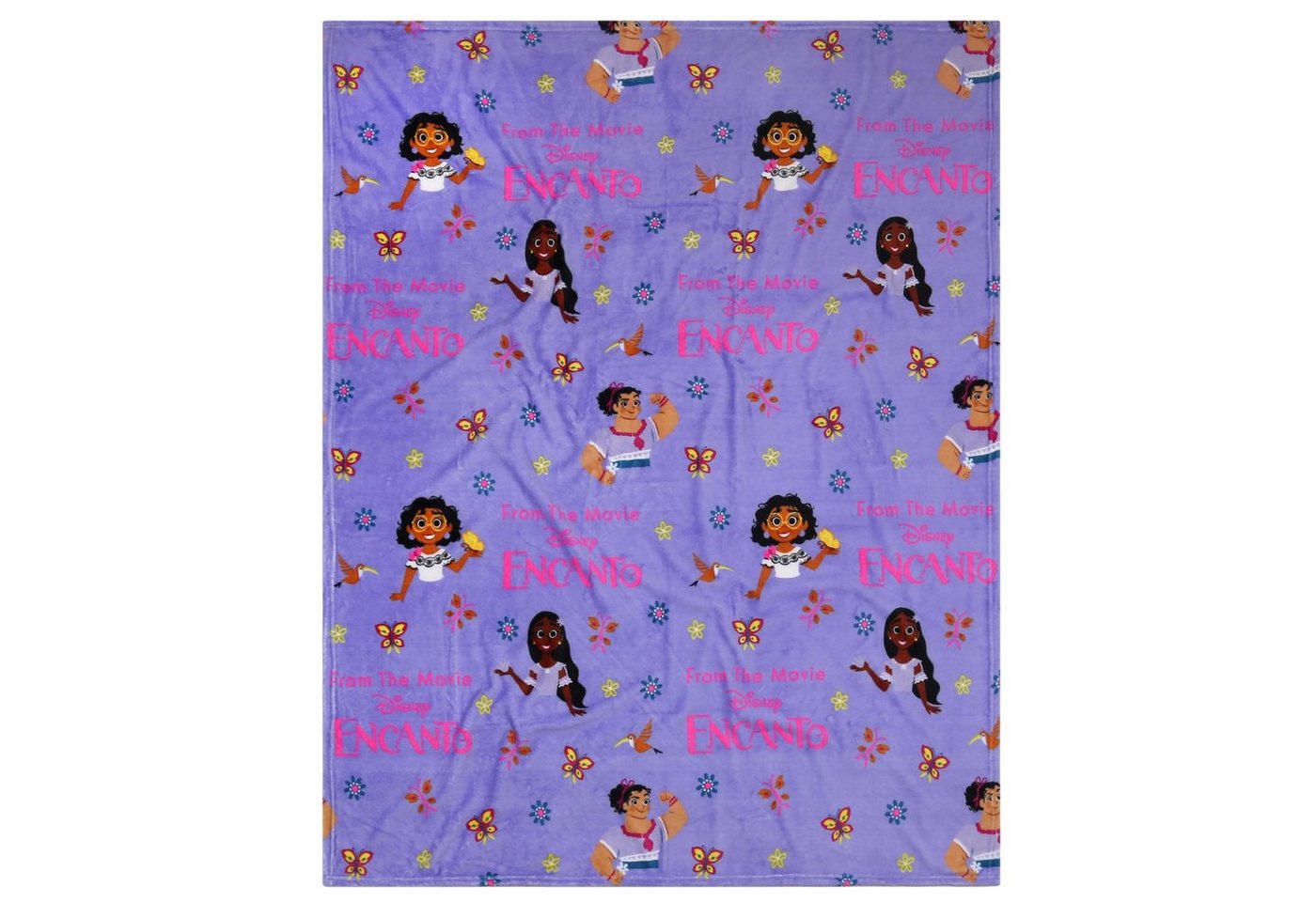 Plaid Encanto Disney Lila Tagesdecke/Decke 120x150 cm, Sarcia.eu von Sarcia.eu