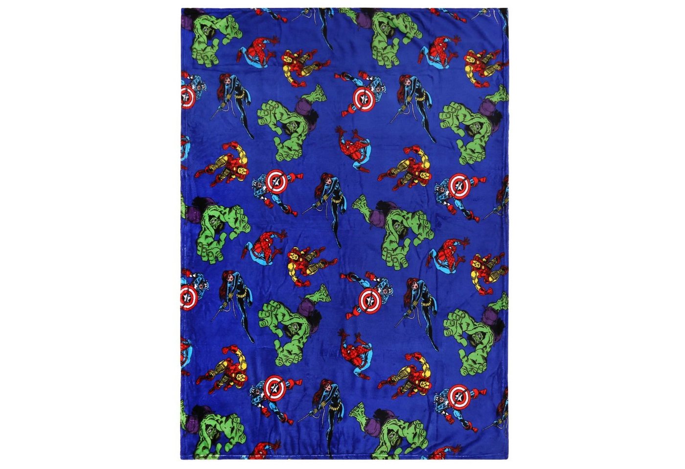 Plaid MARVEL Avengers Bettdecke/Decke dunkelblau 120x150 cm, Sarcia.eu von Sarcia.eu