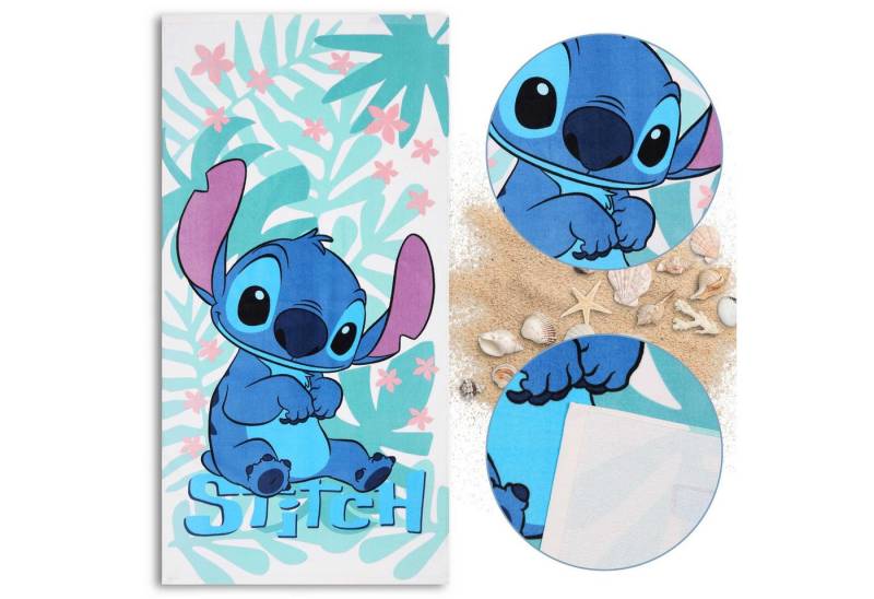 Sarcia.eu Badetücher DISNEY Stitch Handtuch 100% BAUMWOLLE Kinderbadetuch 70x140 cm von Sarcia.eu