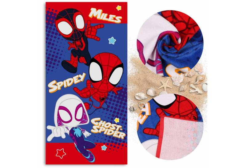 Sarcia.eu Badetücher MARVEL Spidey Super-Freunde SCHNELLTROCKNENDES Strand, Badetuch Kinder von Sarcia.eu