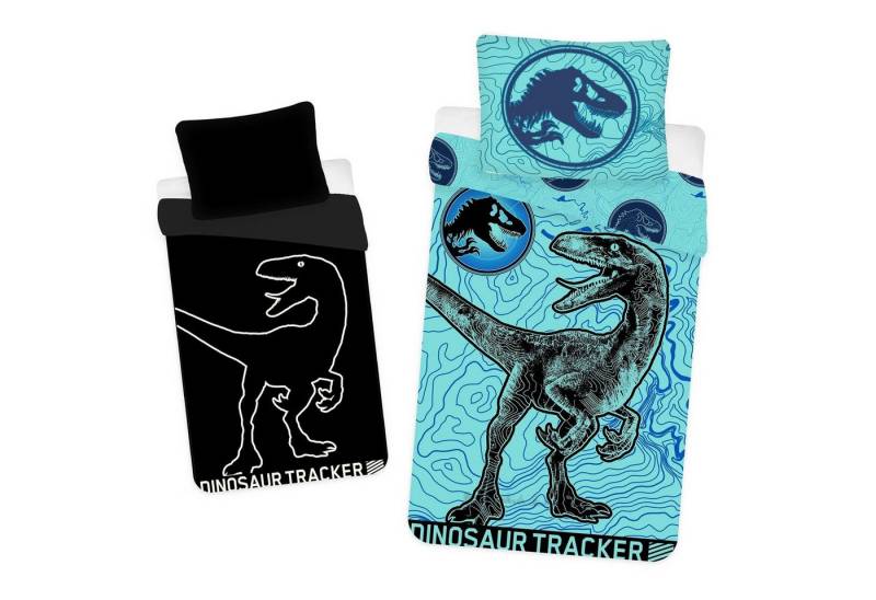 Sarcia.eu Bettbezug Jurassic World Baumwollbettwäsche, Glow-in-the-dark 140cm x 200cm von Sarcia.eu