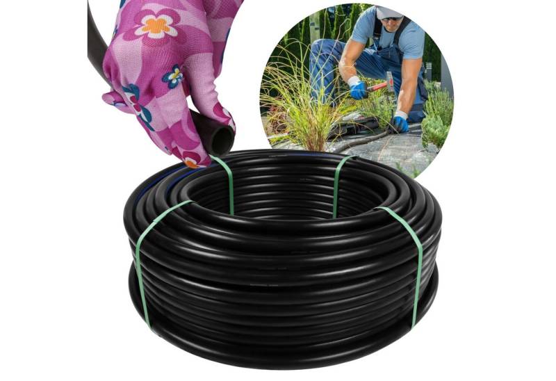 Sarcia.eu Bewässerungssystem Schwarzes PE Verlegrohr/Bewässerungsrohr 25mm PN6, 75m von Sarcia.eu