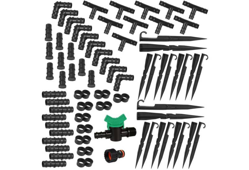 Sarcia.eu Bewässerungssystem Zubehör-Set für Tropfleitung Durchmesser 16mm - 72 Teile von Sarcia.eu