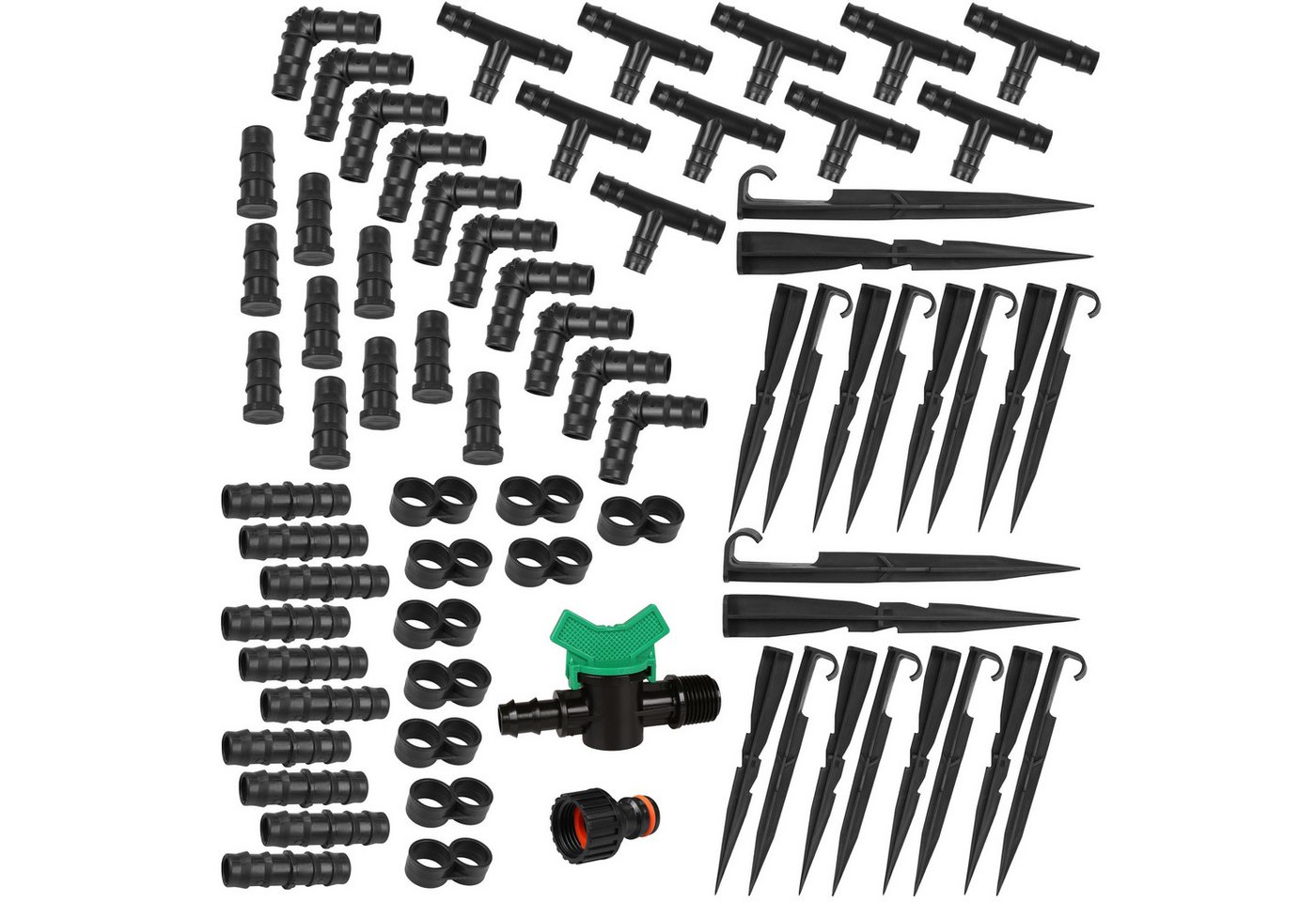 Sarcia.eu Bewässerungssystem Zubehör-Set für Tropfleitung Durchmesser 16mm - 72 Teile Sarcia.eu Bewässerungssystem Zubehör-Set für Tropfleitung Durchmesser 16mm - 72 Teile von Sarcia.eu