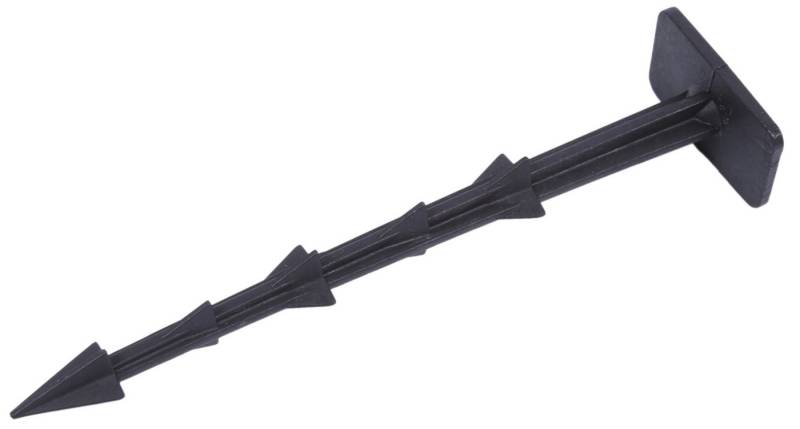 Sarcia.eu Bodenanker Schwarze Anker Gartennägel Erdnägel Bodenanker 12 cm 100 Stück von Sarcia.eu