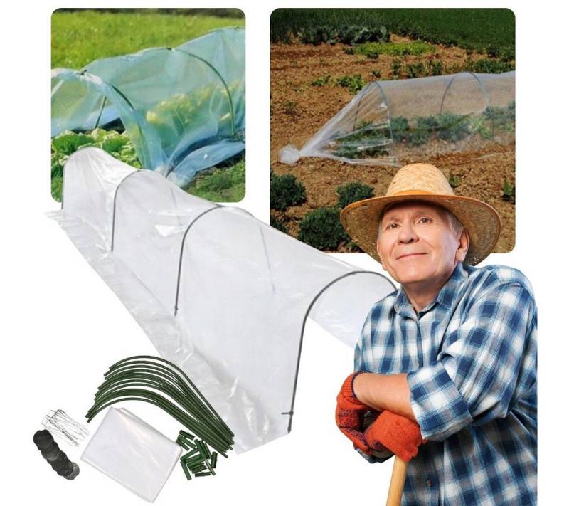 Sarcia.eu Foliengewächshaus Mini-Gartengewächshaus, Folientunnel 1,8x10m Sarcia.eu Foliengewächshaus Mini-Gartengewächshaus, Folientunnel 1,8x10m von Sarcia.eu