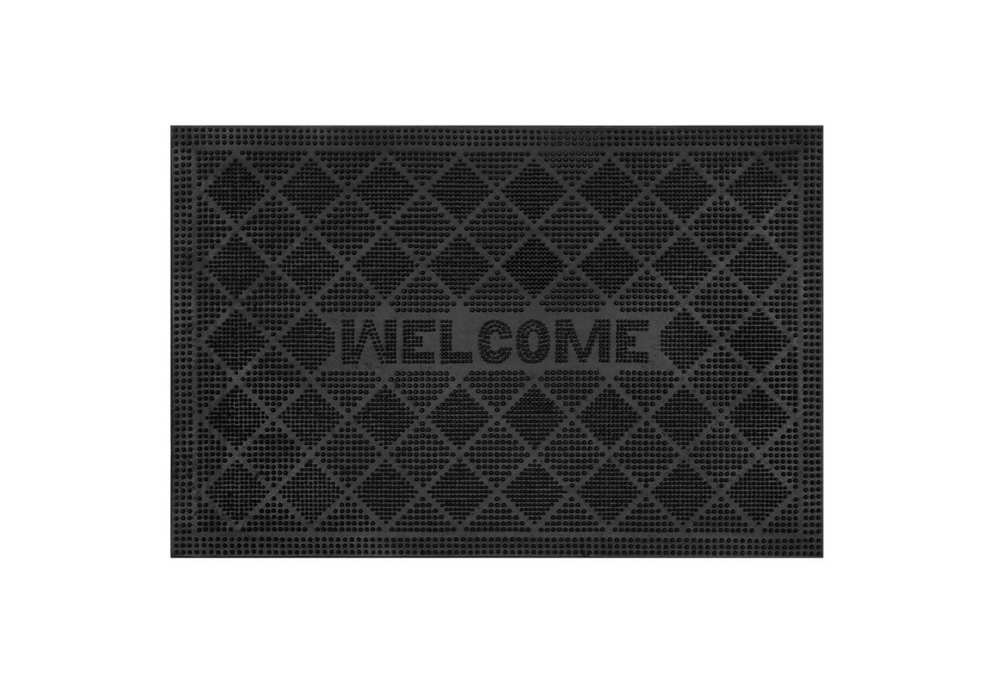 Sarcia.eu Fußmatte Eingangsmatte aus Gummi mit dem Wort Welcome 40x60 cm von Sarcia.eu