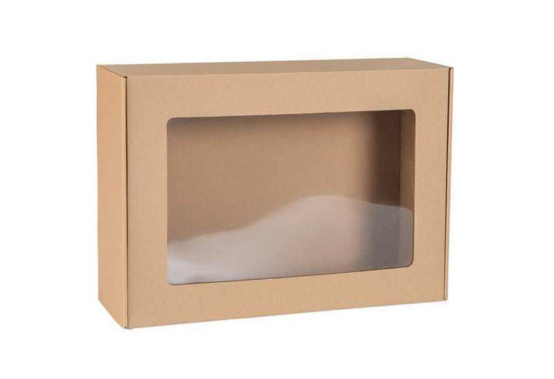Sarcia.eu Geschenkbox Rechteckige Stanzverpackung mit Sichtfenster, Geschenkbox 45x30x10 cm (1 St) von Sarcia.eu
