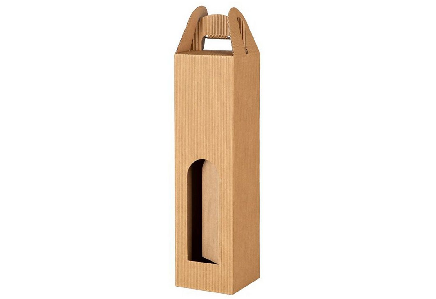 Sarcia.eu Geschenkbox Weinverpackung offene Welle für 1 Flasche 9x9x33 cm x2 von Sarcia.eu