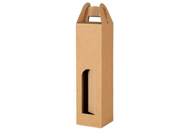 Sarcia.eu Geschenkbox Weinverpackung offene Welle für 1 Flasche 9x9x33 cm x5 Sarcia.eu Geschenkbox Weinverpackung offene Welle für 1 Flasche 9x9x33 cm x5 von Sarcia.eu