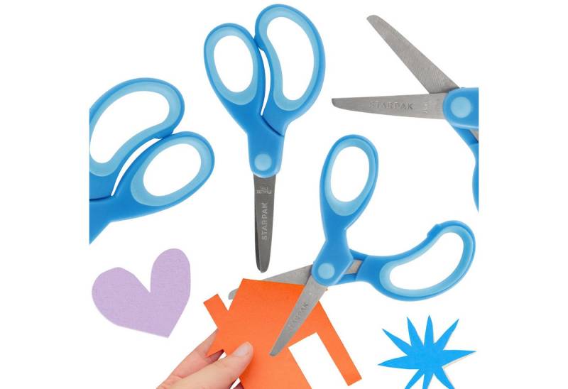 Sarcia.eu Haushaltsschere Kinderschere FÜR RECHTHÄNDIGE, Profilierte SICHER, Schul 13 cm STARPAK Sarcia.eu Haushaltsschere Kinderschere FÜR RECHTHÄNDIGE, Profilierte SICHER, Schul 13 cm STARPAK von Sarcia.eu
