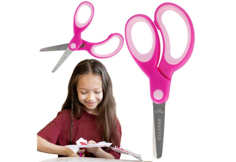 Sarcia.eu Haushaltsschere Kinderschere FÜR RECHTHÄNDIGE, Profilierte SICHER, Schul 13 cm STARPAK Sarcia.eu Haushaltsschere Kinderschere FÜR RECHTHÄNDIGE, Profilierte SICHER, Schul 13 cm STARPAK von Sarcia.eu