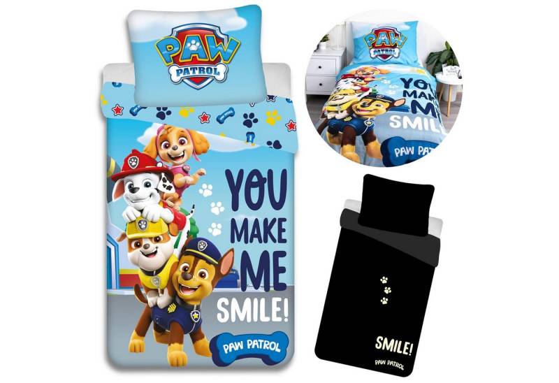 Sarcia.eu Kinderbettwäsche Paw Patrol Bettwäsche mit Glow in the Dark-Effekt 140x200 von Sarcia.eu