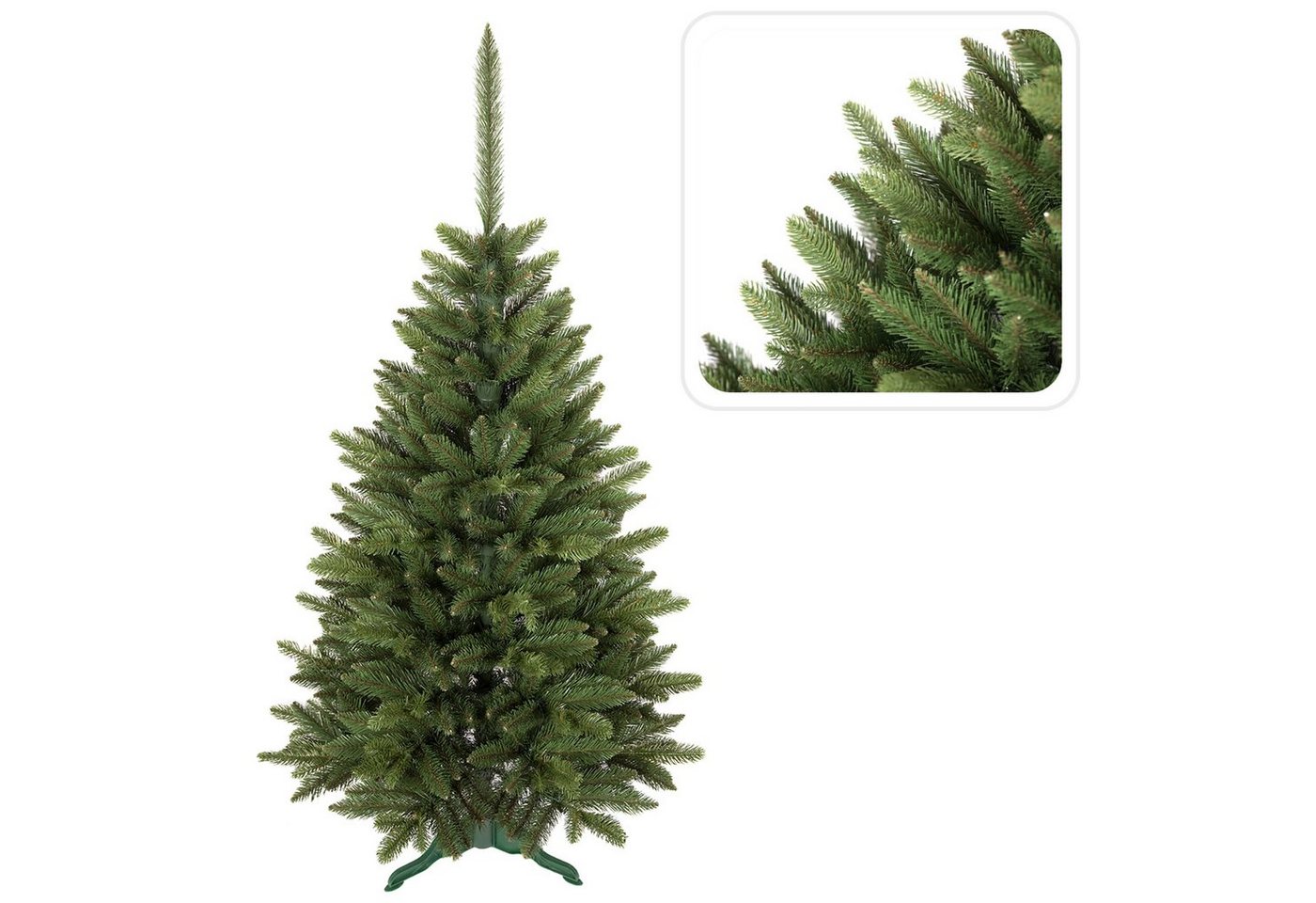 Sarcia.eu Künstlicher Weihnachtsbaum Künstlicher Weihnachtsbaum Bergam-Fichte PVC 180cm von Sarcia.eu