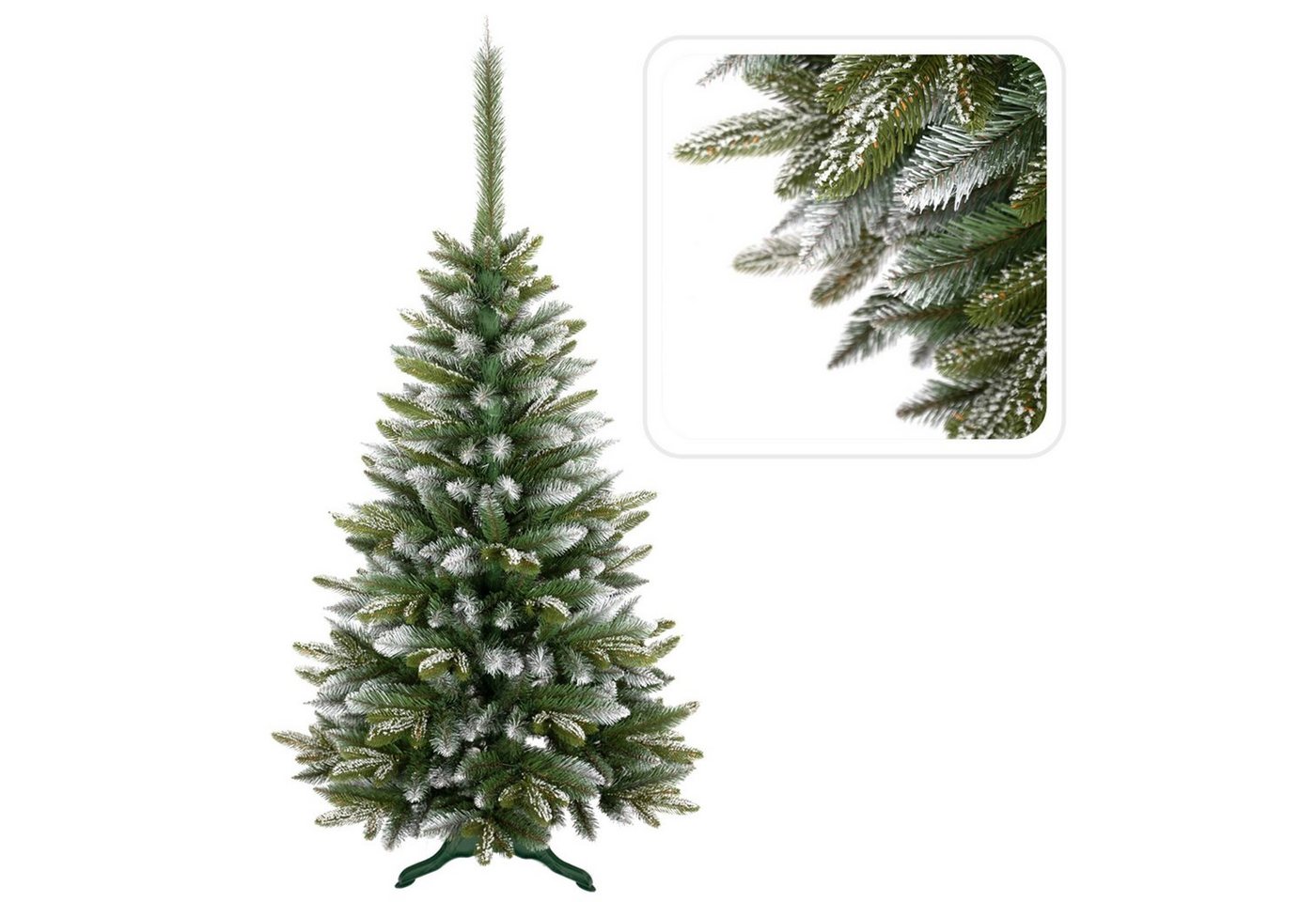 Sarcia.eu Künstlicher Weihnachtsbaum Künstlicher Weihnachtsbaum Bergamo Fichte Diamant PVC 120cm von Sarcia.eu