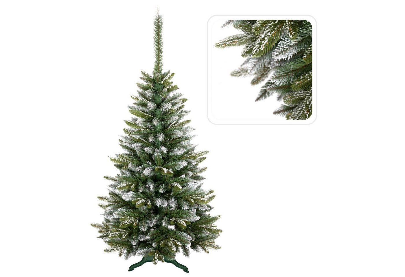 Sarcia.eu Künstlicher Weihnachtsbaum Künstlicher Weihnachtsbaum Bergamo Fichte Diamant PVC 150cm von Sarcia.eu