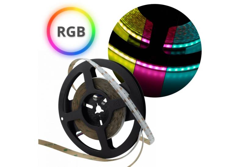 Sarcia.eu LED Stripe Band LED COB 450 15W/m RGB 12V IP20/5m/P von Sarcia.eu