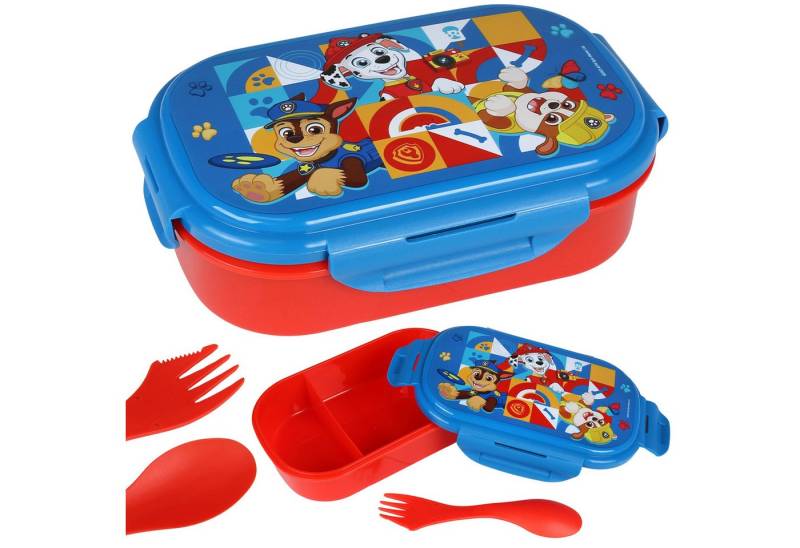 Sarcia.eu Lunchbox Paw Patrol Frühstücksbox mit Besteck, Sandwich-Lunchbox von Sarcia.eu