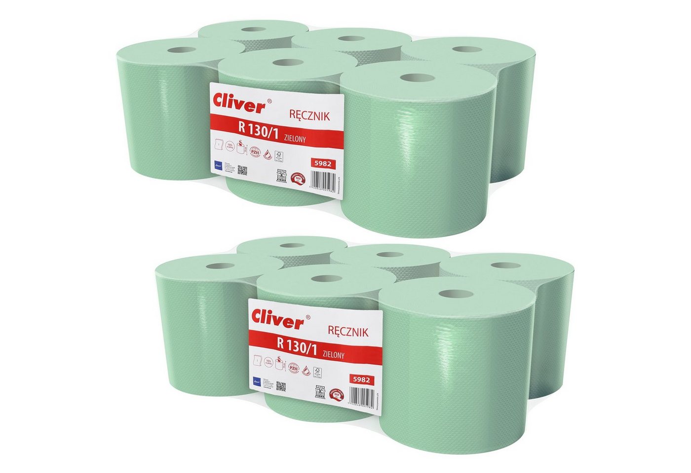 Sarcia.eu Papierhandtuch Cliver reißfestes Handtuch saugfähig, umweltfreundlich (12-St) von Sarcia.eu