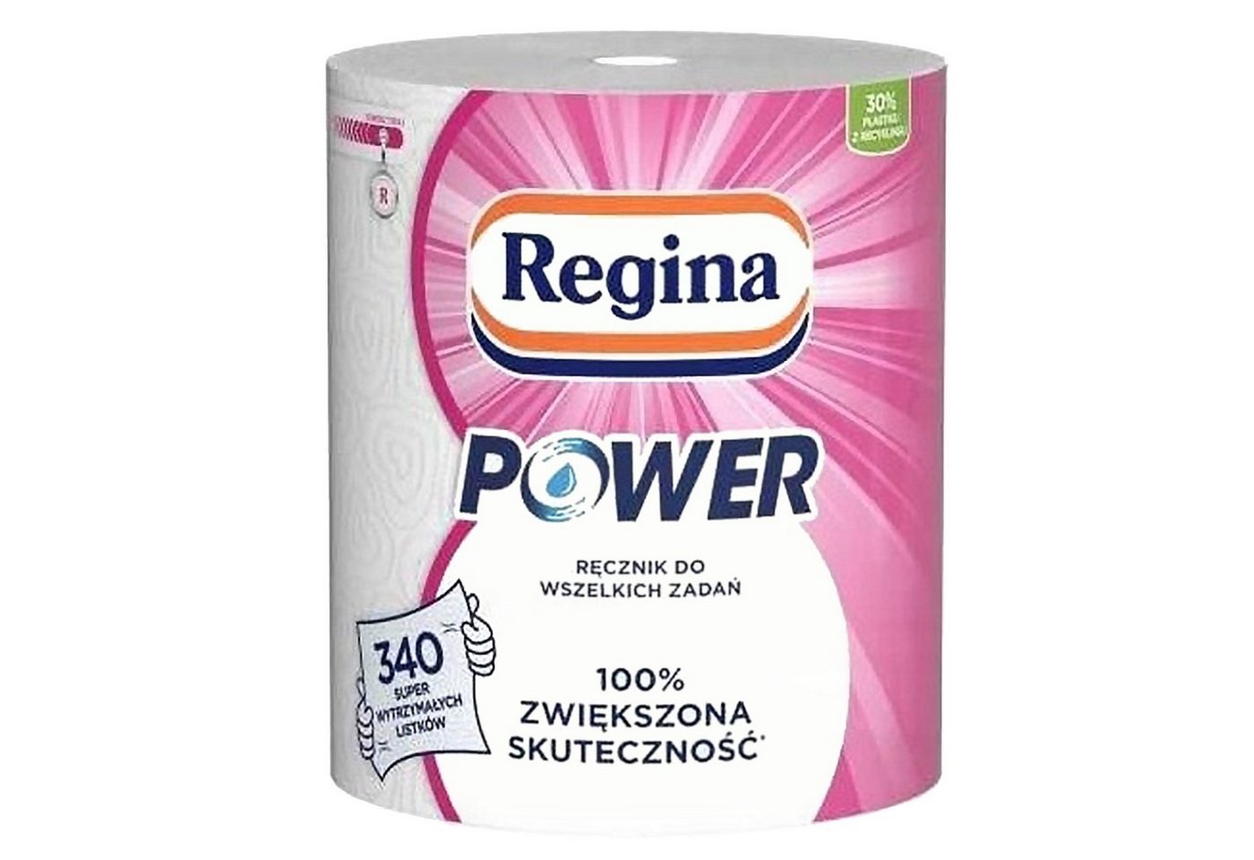 Sarcia.eu Papierhandtuch Regina Papierhandtuch für Haushaltsreinigung POWER 1 Rolle x 1 Pack von Sarcia.eu