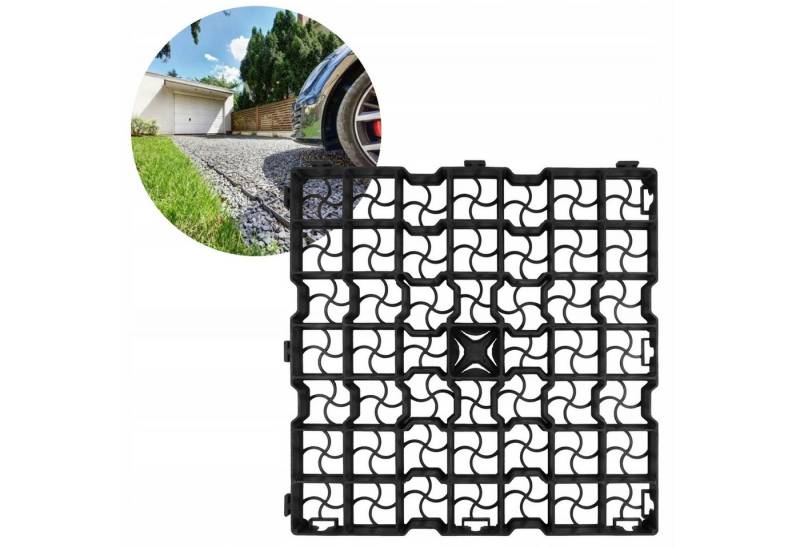 Sarcia.eu Rasengitter Öko-Rasengitter, Rasengitterplatten, Paddockplatten, 50x50x4 cm x1 von Bellushortus