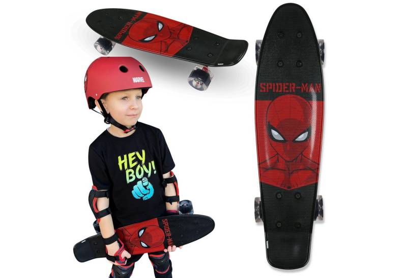 Sarcia.eu Skateboard MARVEL Spider-Man Kinder Skateboard FISCH 55cm, bis zu 50 kg von Sarcia.eu