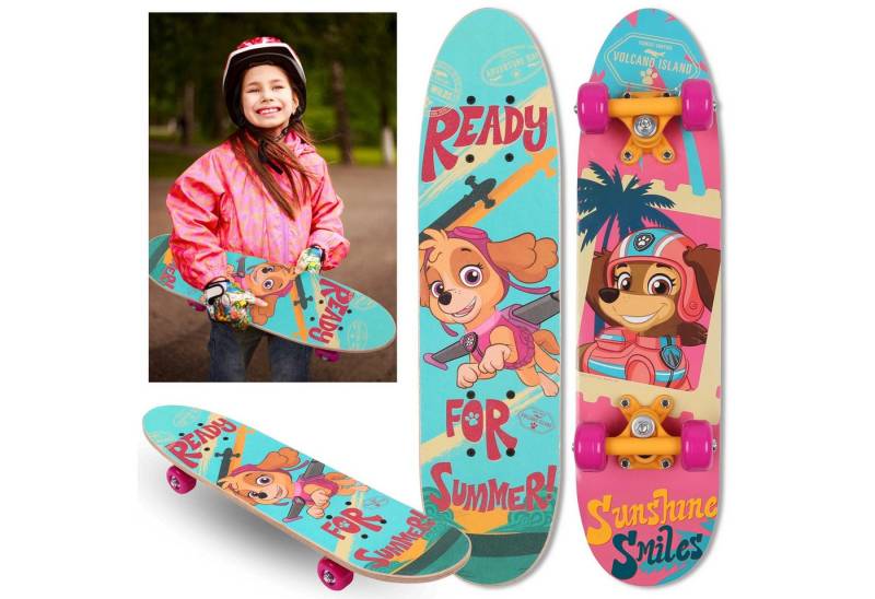 Sarcia.eu Skateboard PAW PATROL Skye Liberty Kinder Skateboard aus Holz 61cm, 20-50 kg von Sarcia.eu