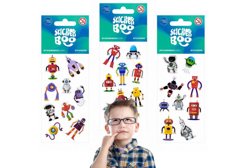 Sarcia.eu Sticker Sticker-Set für Kinder, Roboter-Aufkleber Sarcia.eu Sticker Sticker-Set für Kinder, Roboter-Aufkleber von Sarcia.eu