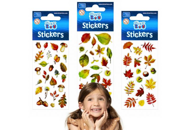 Sarcia.eu Stickerbuch Stickerset für Kinder, Herbstschätze Sticker von Sarcia.eu