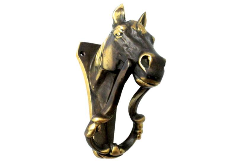 Sarcia.eu Türgong Messing Klopfer mit Pferdekopf, kleiner Klopfer Pferd von Sarcia.eu