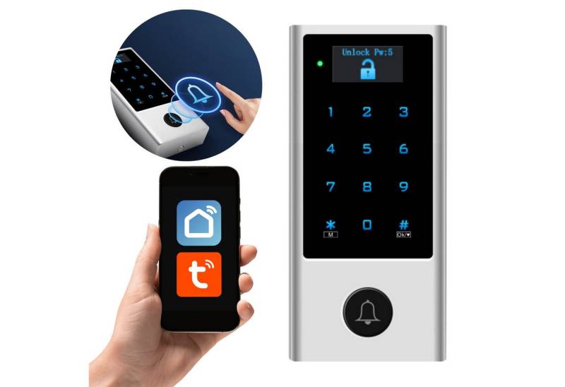 Sarcia.eu Türschlossantrieb Elektronisches Smart Schloss mit Code, WiFi Smartphone Fernsteuerung von Sarcia.eu