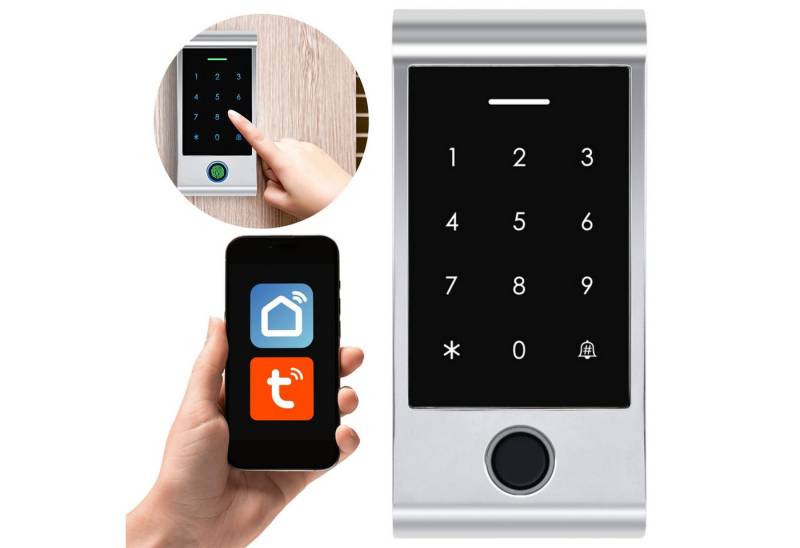 Sarcia.eu Türschlossantrieb Elektronisches WiFi Smart Lock mit Fingerabdruckleser, Fernbedienung von Sarcia.eu