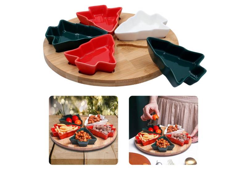 Sarcia.eu Weihnachtsfigur Servierset,5 Schalen in Form eines Weihnachtsbaums mit Bambusbrett Sarcia.eu Weihnachtsfigur Servierset,5 Schalen in Form eines Weihnachtsbaums mit Bambusbrett von Sarcia.eu