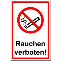 Druckzilla Hinweisschild "Rauchen verboten!" von Sarei