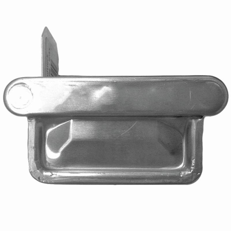 Kastenrinnenendstück zum Ankleben alu-natur, RG 70, 10-teilig von Sarei