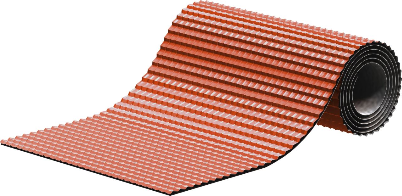 Sarei Kamin- und Wandanschluss Alu-Flex 5 m x 300 mm ziegelrot von Sarei