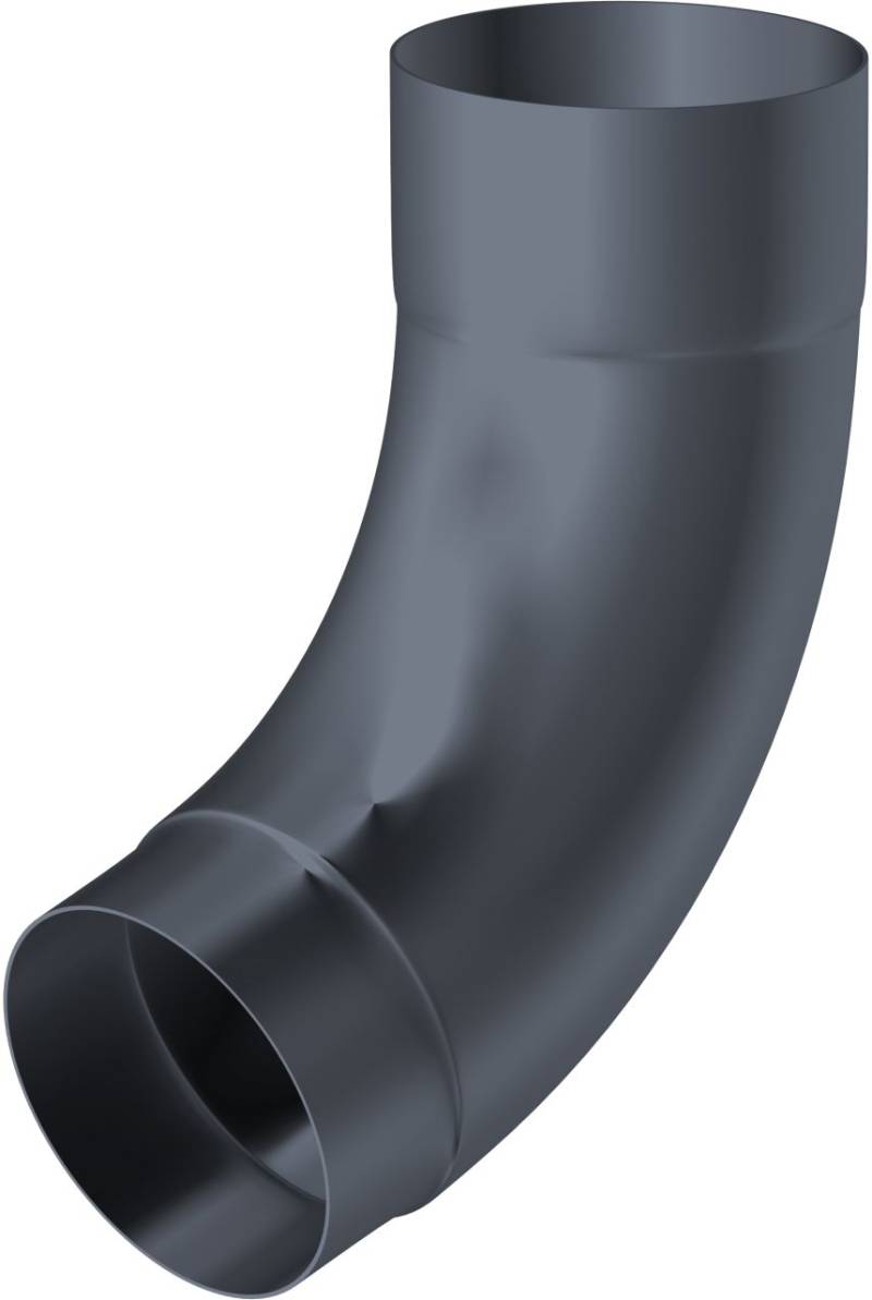 Sarei Fallrohrbogen DN 60/72° Alu-anthrazit von Sarei