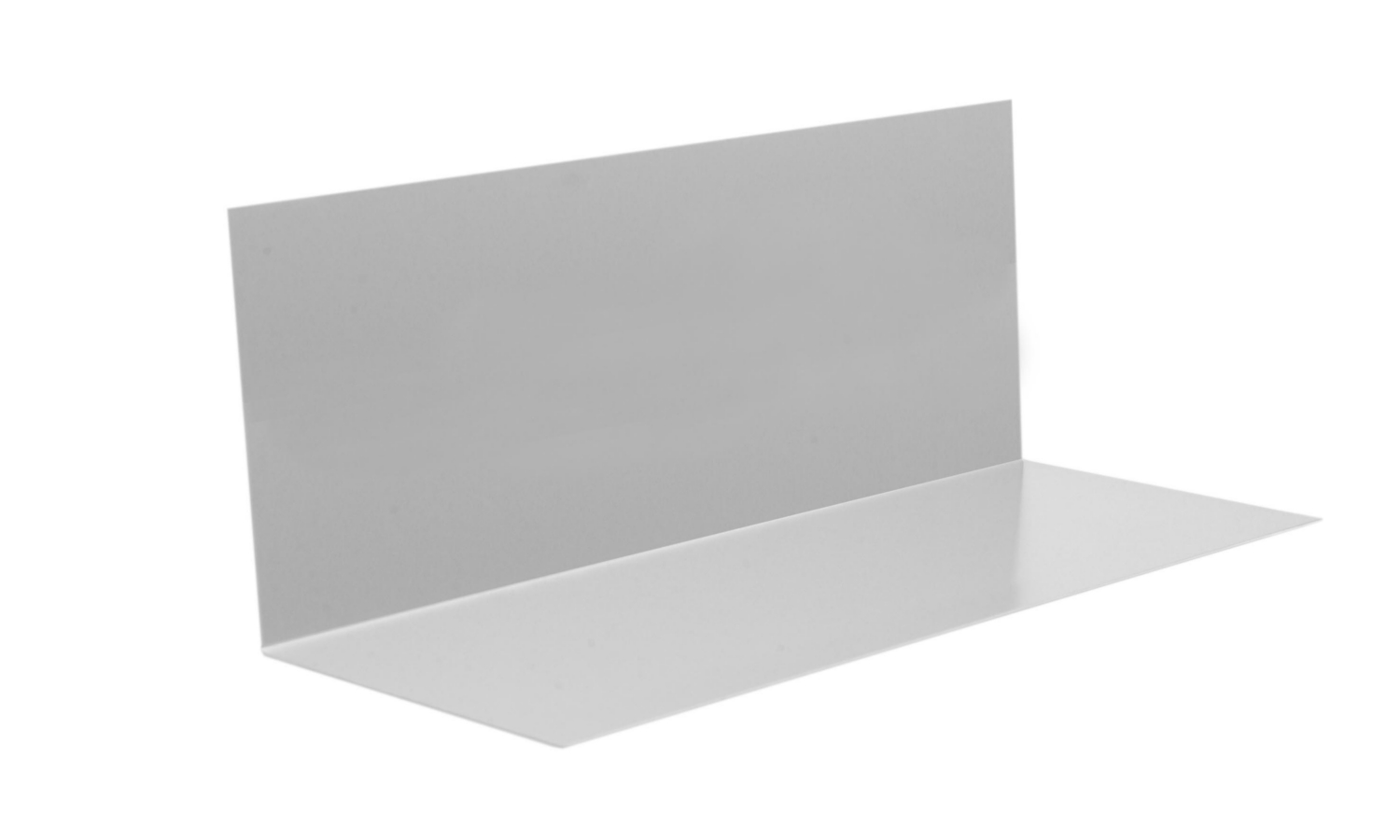 Sarei Winkelblech ohne Wasserfalz 125 x 125 mm, 100 cm lang, Aluminium natur von Sarei