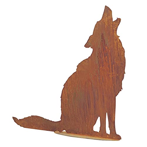 Saremo 440s Rost Heulender Wolf auf Platte, H ca. 73 cm | SA-WolfP | 4260353198410 Saremo 440s Rost Heulender Wolf auf Platte, H ca. 73 cm | SA-WolfP | 4260353198410 von Saremo