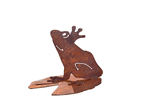 Saremo Frosch auf Seerosenblatt Metall Edelrost Rost Rostfigur Deko Dekoration Deko-Idee Dekofrosch Dekotier Rostdeko Teichdeko Geschenk-Idee Geschenk Saremo Frosch auf Seerosenblatt Metall Edelrost Rost Rostfigur Deko Dekoration Deko-Idee Dekofrosch Dekotier Rostdeko Teichdeko Geschenk-Idee Geschenk von Saremo