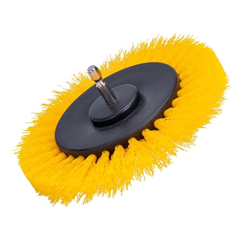 Bürstenaufsatz Akkuschrauber Fugenbürste, ideal für Kanten, Ecken, Fenster, Fugen im Garten und im Badezimmer, Bürste für Fugen und vielem mehr - Drill Brush von Sarencio