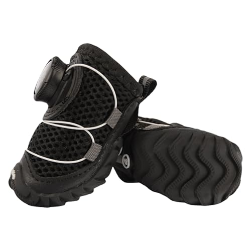 1 Paar weiche Sohlen Hundeschuhe rutschfeste Regenstiefel Schuhe Mesh Oxford Hundeschuhe für kleine Rassen wie Bär Outdoor Haustier von Sarhula