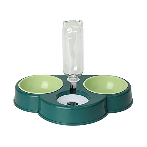 3-in-1-Hunde-Futterstation für Futter und Wassernapf, doppelte automatische Bewässerung, kein Verschütten, doppelter automatischer Futterspender für Hunde 3-in-1-Hunde-Futterstation für Futter und Wassernapf, doppelte automatische Bewässerung, kein Verschütten, doppelter automatischer Futterspender für Hunde von Sarhula