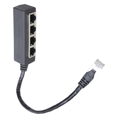 Ethernet-Netzwerk-Splitter-Adapter, 4-Wege-Ethernet-Kabel-Verlängerung für mehrere Geräteverbindungen, schnelle Geschwindigkeit Ethernet-Netzwerk-Splitter-Adapter, 4-Wege-Ethernet-Kabel-Verlängerung für mehrere Geräteverbindungen, schnelle Geschwindigkeit von Sarhula