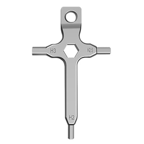 Multifunktions-Innensechskant-Inbusschlüssel, 3 mm, 4 mm, 3/16 Zoll, Schlitzschlüssel, Schraubendreher, Fotografen, Kamera-Schraubenschlüssel, Edelstahl Multifunktions-Innensechskant-Inbusschlüssel, 3 mm, 4 mm, 3/16 Zoll, Schlitzschlüssel, Schraubendreher, Fotografen, Kamera-Schraubenschlüssel, Edelstahl von Sarhula