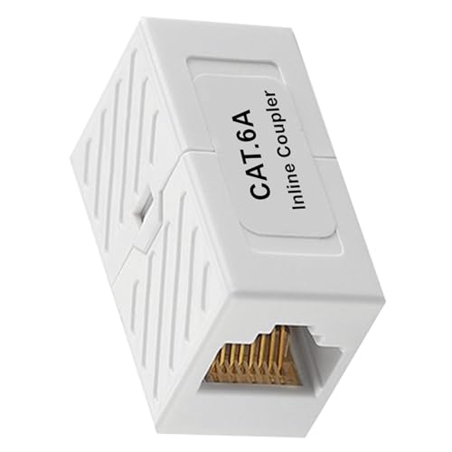 RJ45 Inlined Coupler Cat6 Cat6A High Speed Networking Adapter Suitable For Router Computer And More Networking Connector RJ45 Inlined Coupler Cat6 Cat6A High Speed Networking Adapter Suitable For Router Computer And More Networking Connector von Sarhula